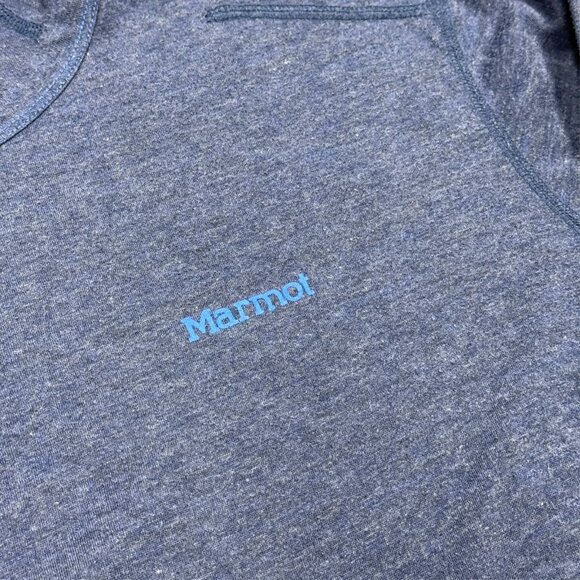 Marmot Long Sleeve Shirt Lightweight Blue Medium - Picture 3 of 10